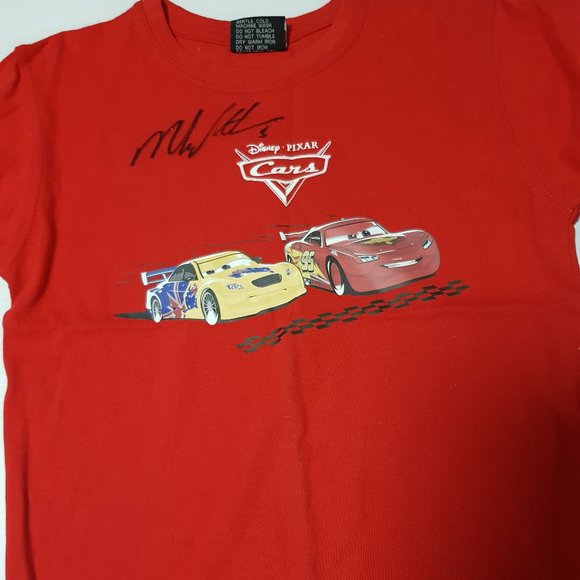 Mark Winterbottom Signed Kids T-Shirt Disney Pixar Cars 2 Frosty Size 6 - Picture 2 of 9
